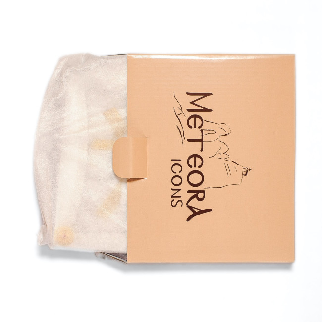 Ікона Андрія Первозванного 20x25см в срібній рамці з позолотою 