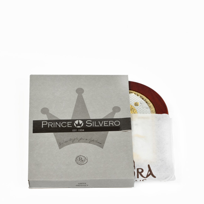 Святий Миколай 15х21см грецька срібна ікона