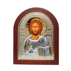 Ісус Христос Спаситель 20х25см арочної форми на дереві