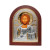 Срібна Ікона Ісуса Христа Спасителя 20х25см арочної форми на дереві з рамкою EP5-001XAG/P