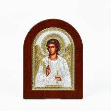 Ангел Хранитель 15х21 см грецька срібна ікона