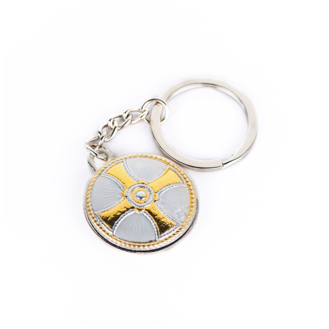 Образ в машину зі срібла, брелок на ключі срібний з Ісусом d3,2см