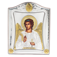 Ікона Ангела Охоронця 20x25см в срібній рамці з позолотою 