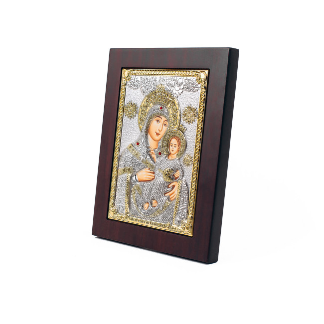 Ікона Божої Матері " Віфлеємська 19х15,6см у срібному окладі