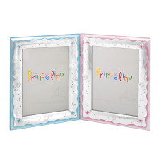 Настільна Дитяча Фоторамка подвійна 13х18см для хлопчика та дівчинки
