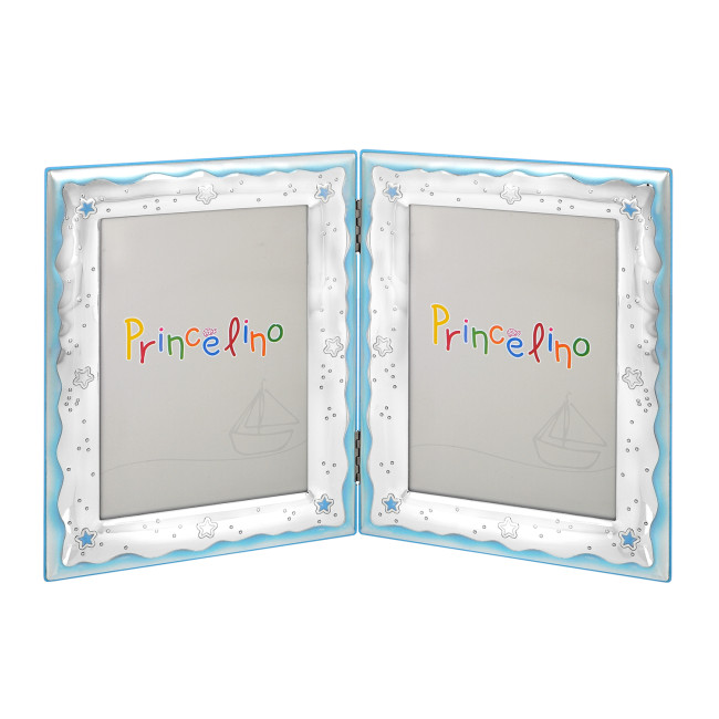 Подвійна Дитяча Фоторамка для хлопчика настільна MA/143-2B/CС