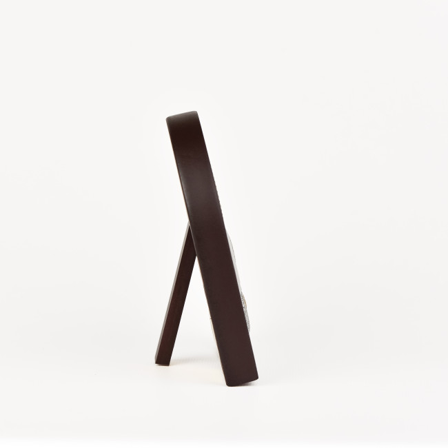 Пантелеймон Цілитель 14,7х18см срібна ікона арочної форми на дереві