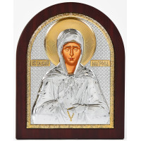 Свята Матрона 20х25см арочної форми на дереві
