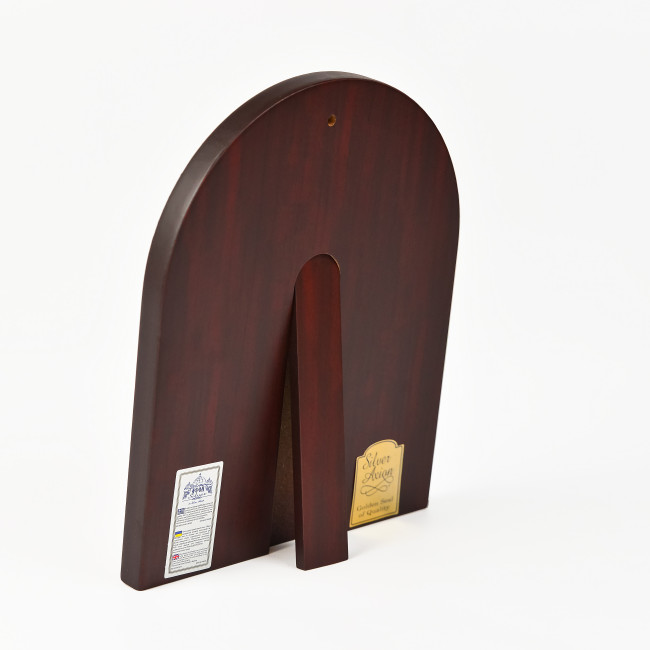 Срібна Ікона Свята Матрона 20х25см арочної форми на дереві з рамкою EP5-163XAG/P