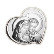 Срібна Ікона Свята Родина 16,5x22,5см MA/E909/3WH