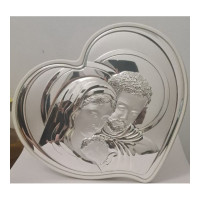 Срібна Ікона Свята Родина 21,5x29,5см MA/E909/2WH