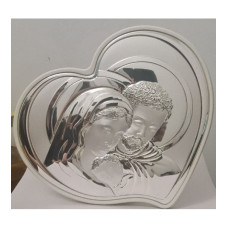 Срібна Ікона Свята Родина 21,5x29,5см MA/E909/2WH