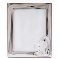 Срібна Фоторамка на Перше Причастя для ДІвчинка 21х26см