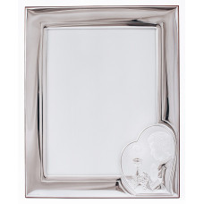 Срібна Фоторамка на Перше Причастя для Хлопчика 21х26см