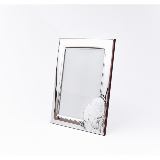 Срібна Рамка для Фото на Перше Причастя для Хлопчика 21х26см