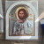 Вінчальні Ікони Спаситель та Казанська Богородиця 25х30см на білому дереві EP6-001-004XAG/P