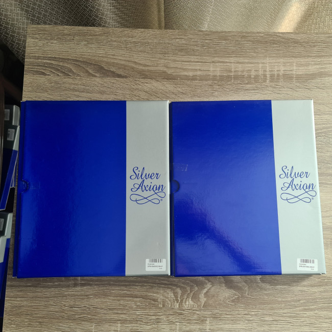 Вінчальні Ікони Спаситель та Казанська Богородиця 25х30см на білому дереві EP6-001-004XAG/P