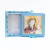 Божа Матір Одигітрія 14x14см музична дитяча іконка на синій подушечці для хлопчика MA/DM652-LC-C
