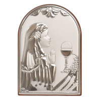 Іконка Перше Урочисте Причастя для дівчинки 7х10 см арочна