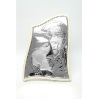 Ікона Святе Сімейство на білому дереві 16,5x22,5см