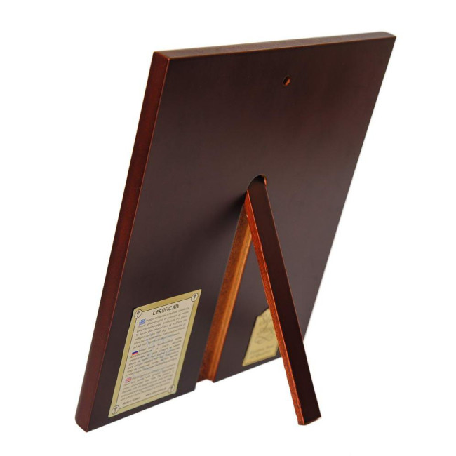 Икона Богородица Неополимая купина 20х25см в серебре 925 пробы и позолоте