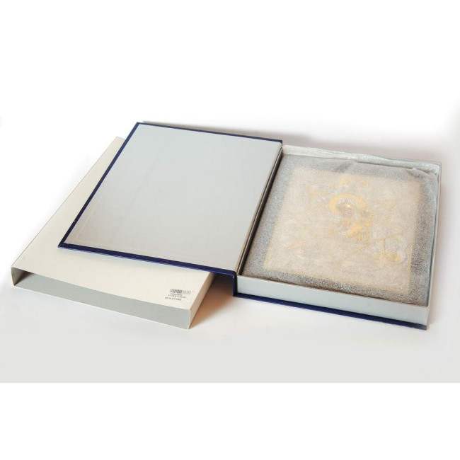 Икона Богородица Неополимая купина 20х25см в серебре 925 пробы и позолоте