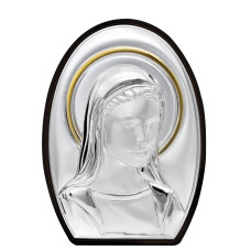 Ікона "Фатимська Божа Матір" у срібному окладі 7,5X12,5 см