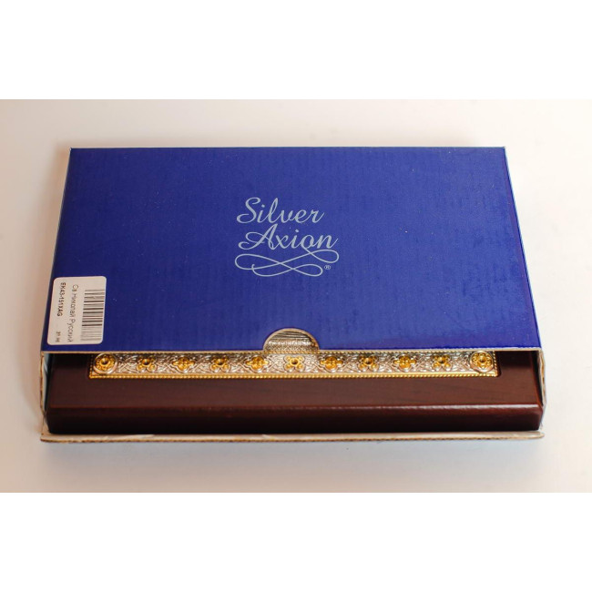 Срібна ікона Миколай Чудотворець 10,4х17,8 см, на повний зріст