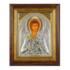 Ікона Ангела 15,5х17см в кіоті під склом, срібний оклад (Греція)