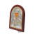 Срібна Ікона Святого Миколая Чудотворця 20х25см арочної форми на дереві з рамкою EP5-009XAG/P