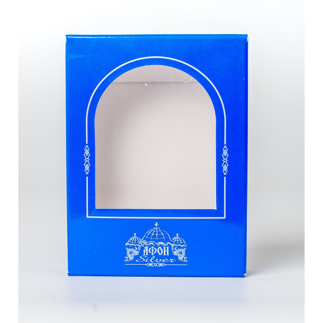 Іконка в машину на мотузочці. Ангел Хранитель та Володимирська Богородиця (двостороння) 5,5х4см