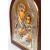 Єрусалимська Божа Матір 31х26 см Грецька ікона в сріблі та золоті (GOLD)