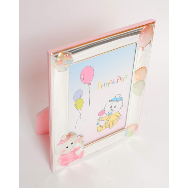 Подарунковий набір: срібна рамка для фото (17х13см) та ікона на подушечці (10х5см)