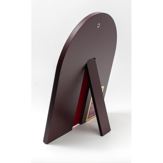 Миколай Чудотворець 12x14см аркової форми на дереві