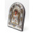 Ангел Хранитель 20х25см Греческая серебряная икона в кожаной оправе