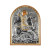  Икона серебряная  Георгий Победоносец 4х5,6см на пластике