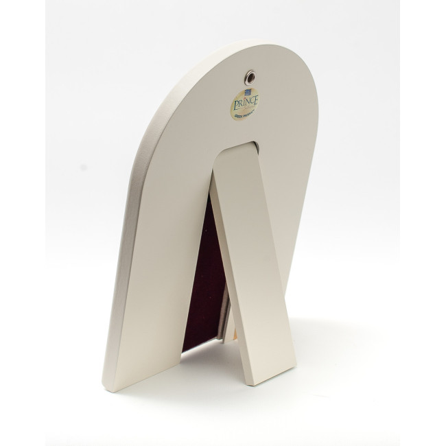 Миколай Чудотворець 20x25см аркової форми на білому дереві