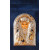 Ікона-складень Микола Чудотворець 3,8x5,3 см в оксамитовій основі