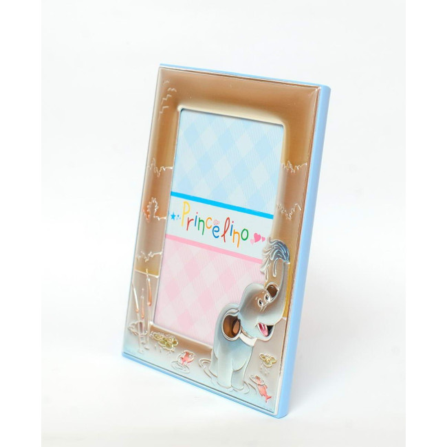 Фоторамка Дитяча 9х13див. Срібний Оклад 925, вкритий кольоровою емаллю