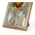 Ікона Спасителя Ісуса Христа 4х5,6см на пластиковому кіоті 