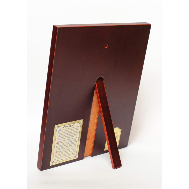 Унікальна Ікона Божої Матері " Троєручиця 10х8,5см в срібному окладі