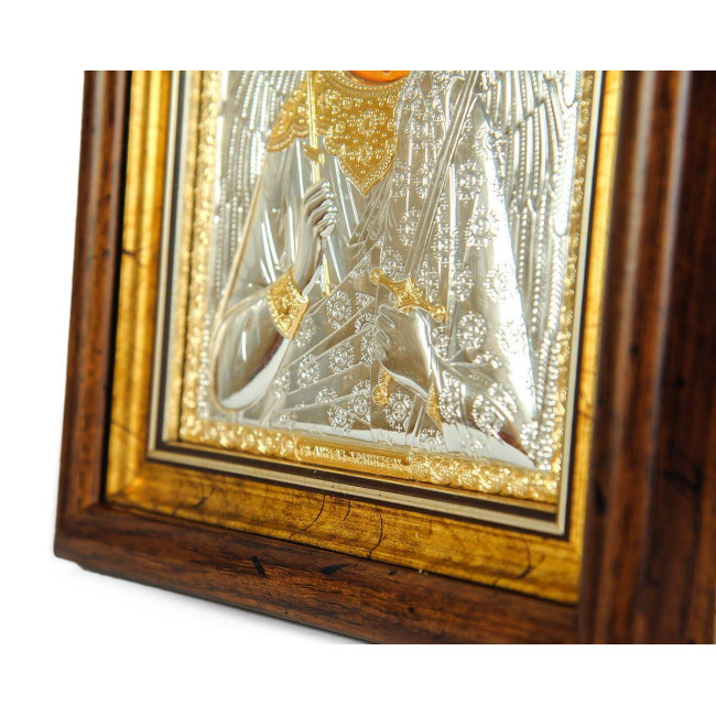 Ікона Ангела 23,3х25,7см в кіоті під склом, срібний оклад (Греція)