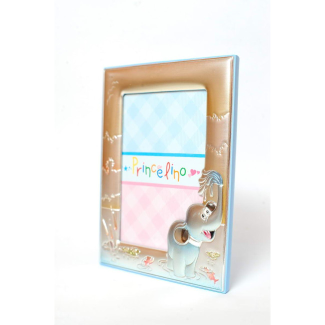 Фоторамка Дитяча 13х18 Срібний Оклад 925, вкритий кольоровою емаллю