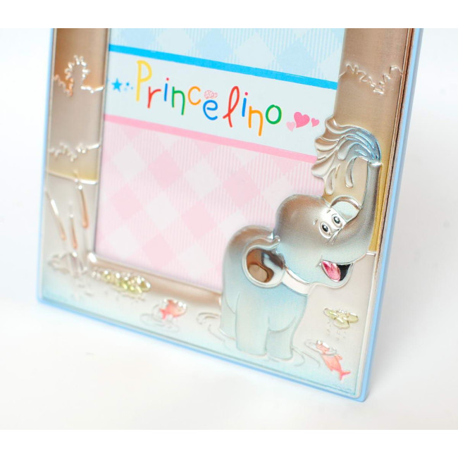 Фоторамка Дитяча 13х18 Срібний Оклад 925, вкритий кольоровою емаллю