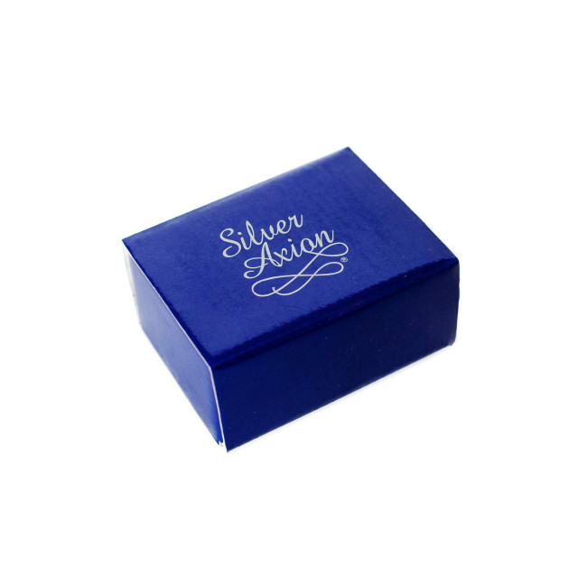 Ікона посріблена "Спаситель Ісус" в муранському склі 70х90 мм