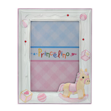Дитяча фоторамка 6x9см для дівчинки зі сріблом 925 проби ( Греція )