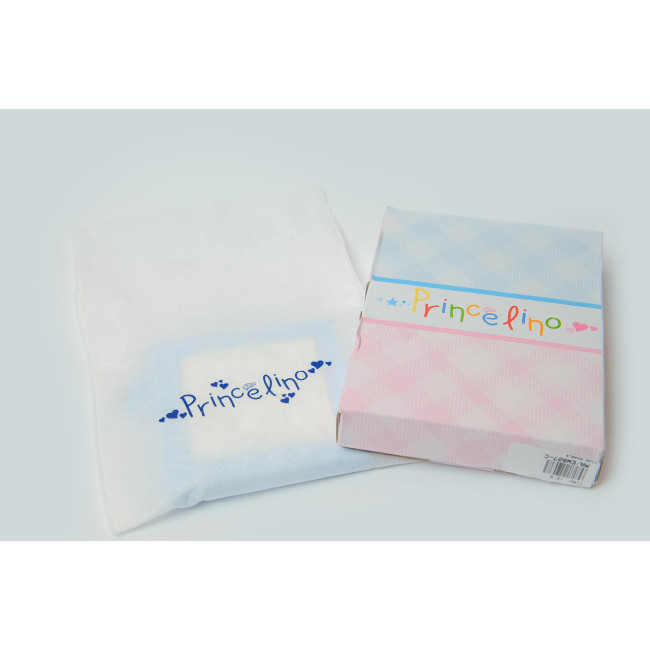 Срібна ікона Ангел Хранитель з немовлям 11х11см у синьому дереві у подарунок для хлопчика