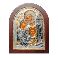 Свята Сім'я 14,7х18см арочної форми на дереві