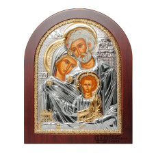 Свята Сім'я 14,7х18см арочної форми на дереві