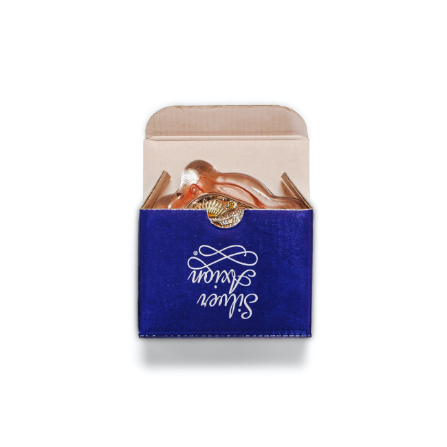 Остробрамська Божа Матір - Срібна ікона в Муранському склі червоного кольору 7х9 см